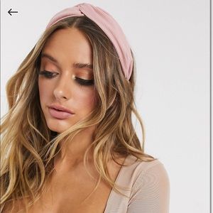 Pink ASOS knot headband